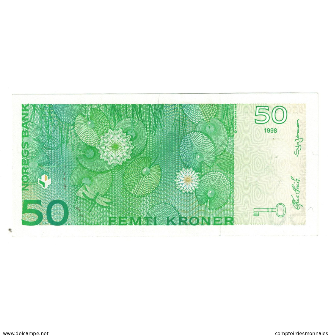 Billet, Norvège, 50 Kroner, 1998, KM:46a, SPL - Norway