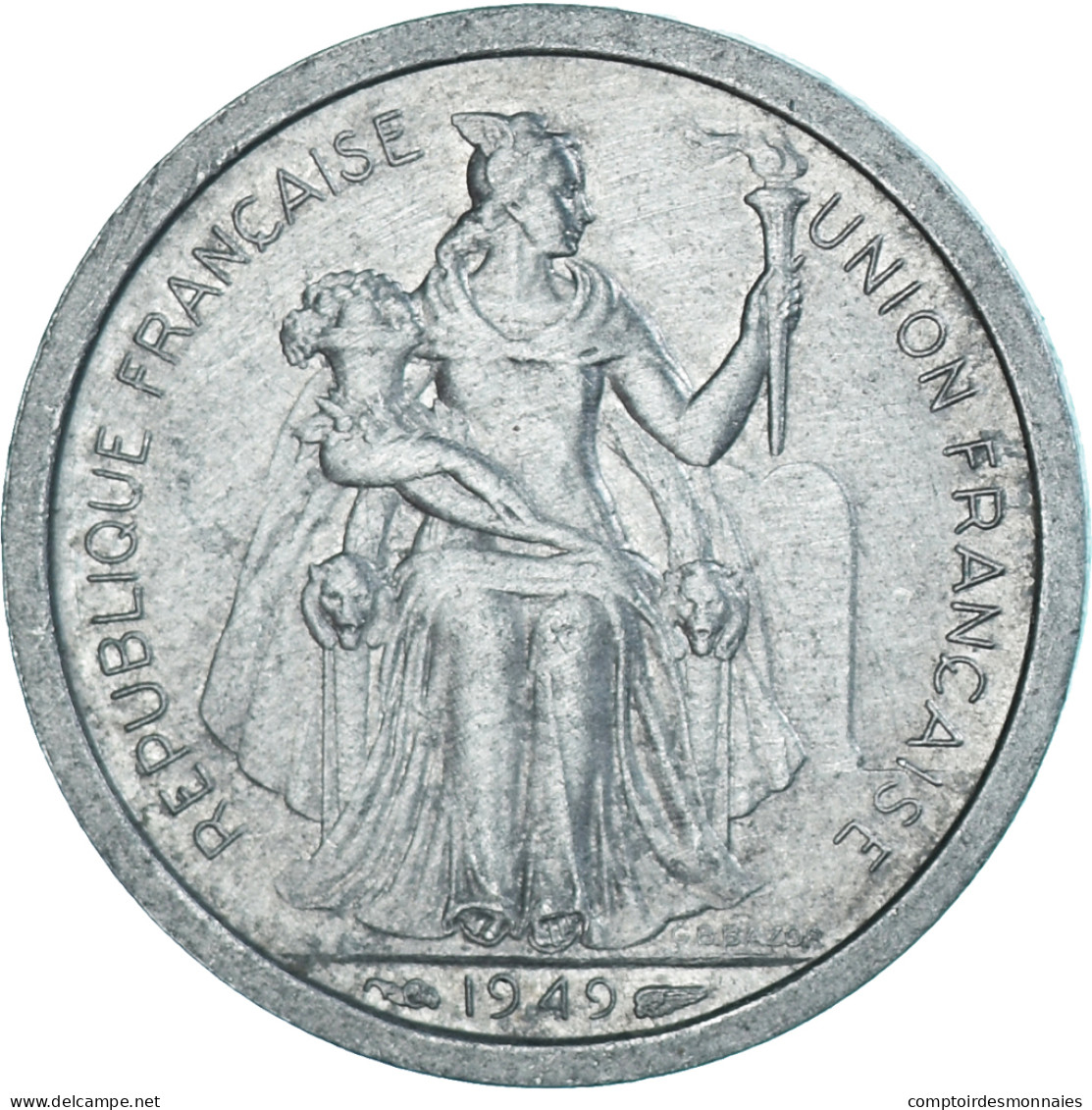 Monnaie, Océanie, Franc, 1949 - Autres – Océanie