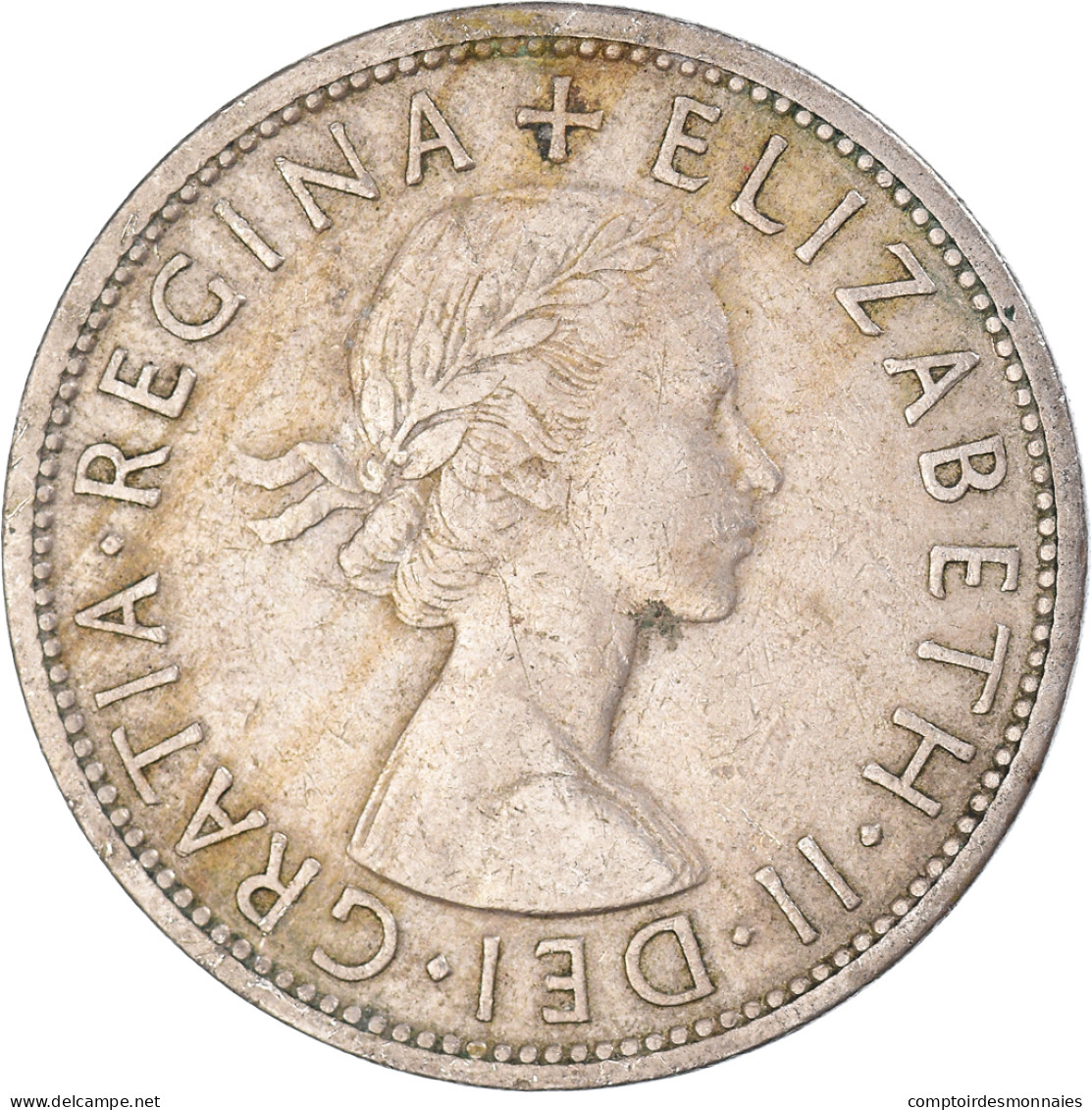 Monnaie, Grande-Bretagne, 1/2 Crown, 1957 - K. 1/2 Crown