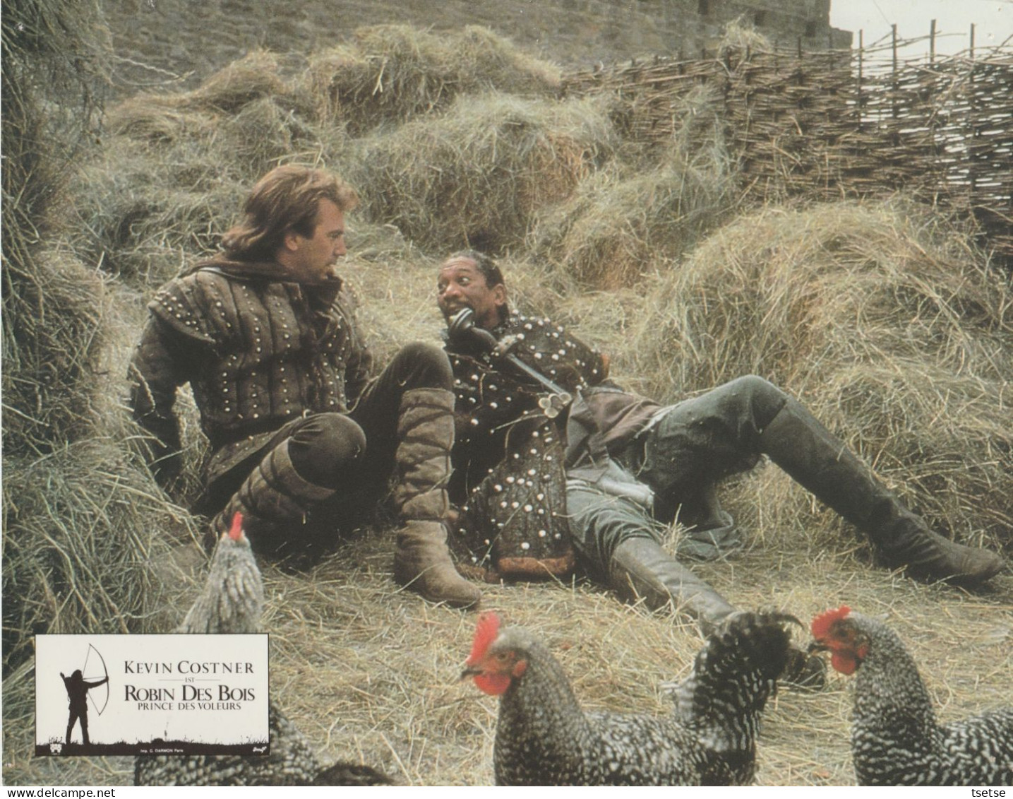 Série De 14 Grandes Photos ,affichées Dans Les Cinémas Du Film " Robin Des Bois " Avec Kevin Costner - 1991 - Affiches & Posters