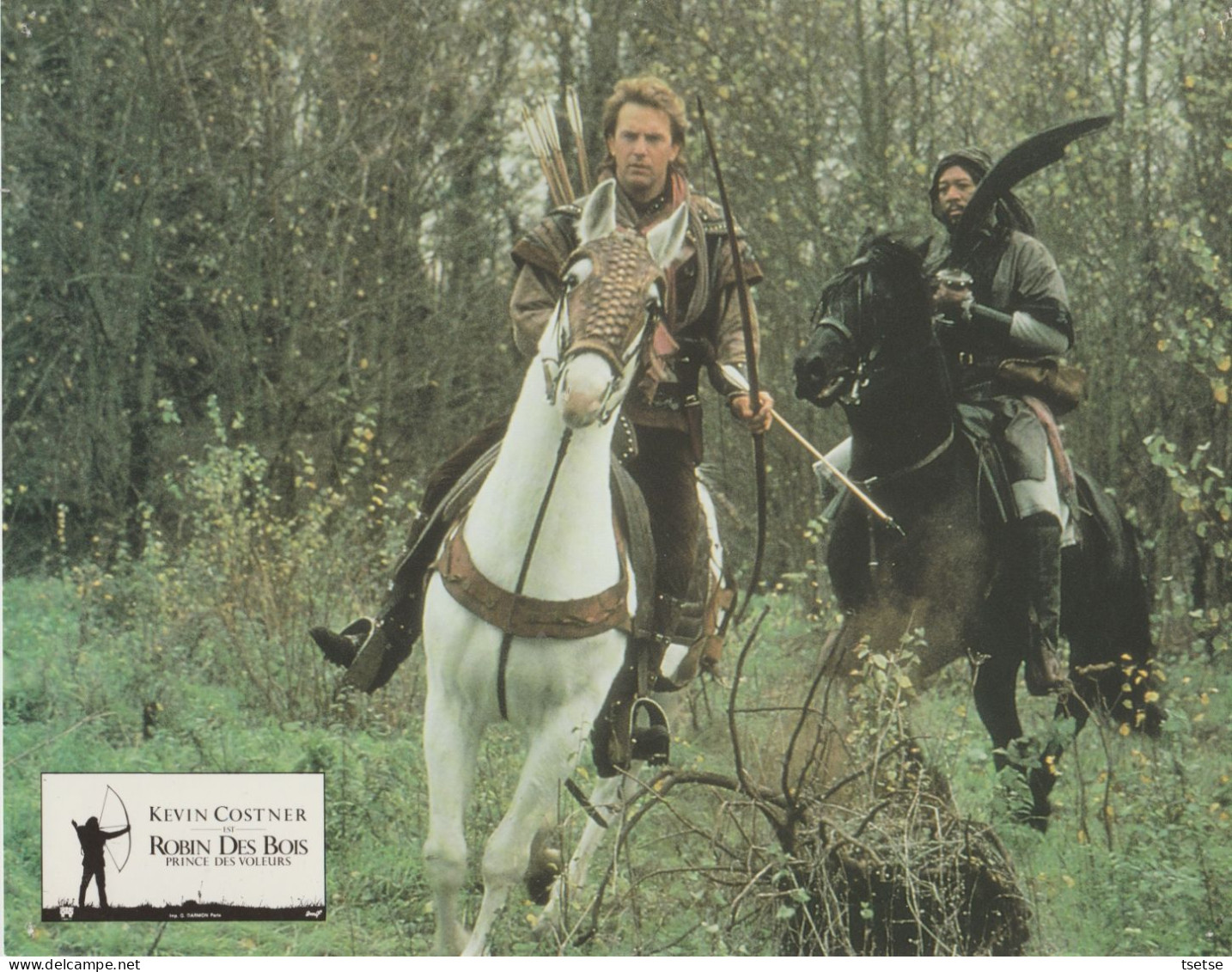 Série De 14 Grandes Photos ,affichées Dans Les Cinémas Du Film " Robin Des Bois " Avec Kevin Costner - 1991 - Affiches & Posters
