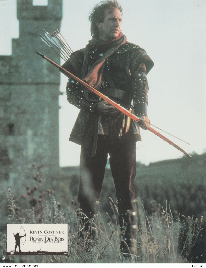 Série de 14 grandes photos ,affichées dans les cinémas du film " Robin des Bois " avec Kevin Costner - 1991