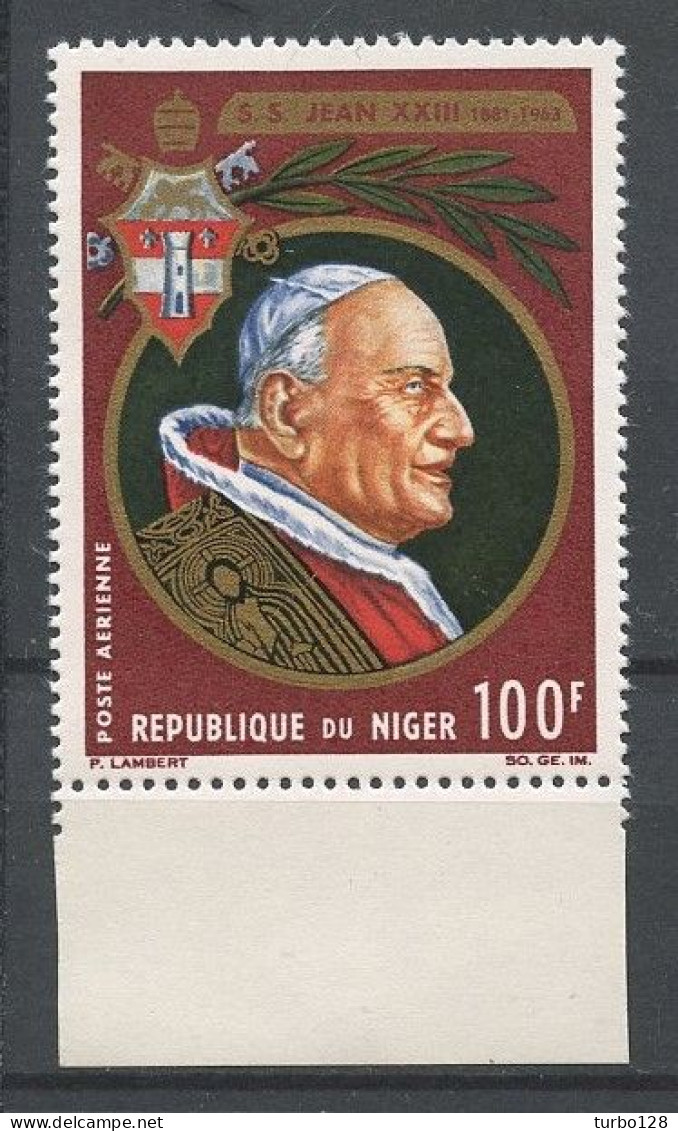 NIGER 1965 PA N° 49 ** Neuf MNH Superbe C 2 € Pape Jean XXIII Souvenir Religion - Niger (1960-...)