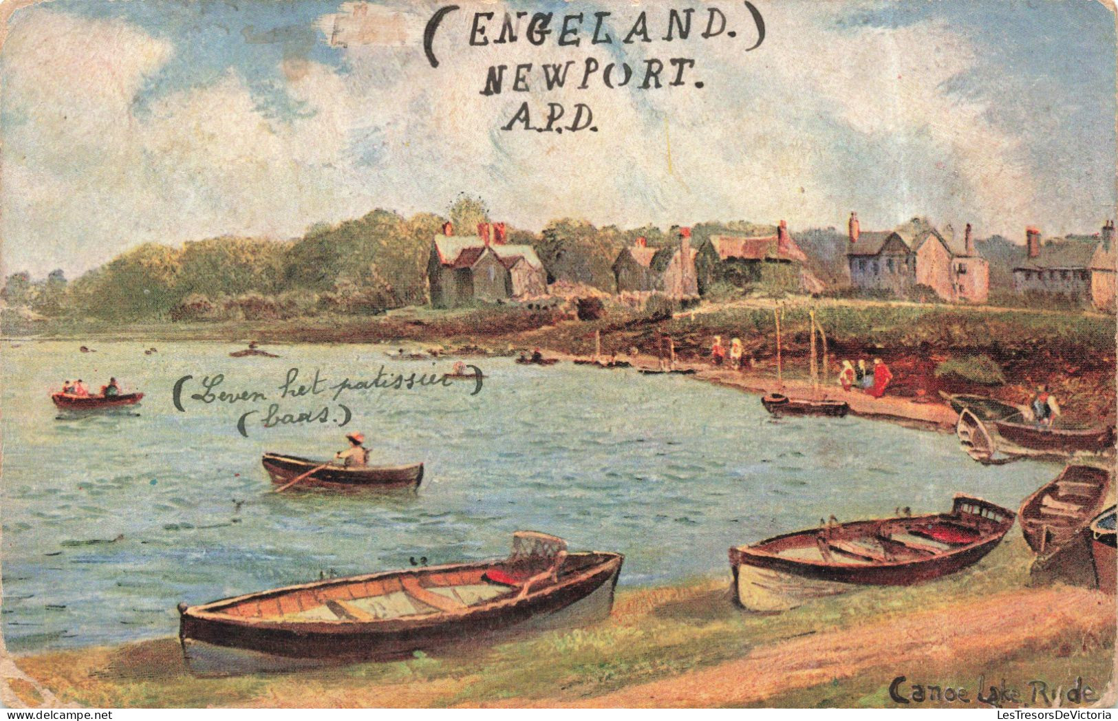 PAYS-BAS - Engeland - Newport - Colorisé - Animé - Carte Postale Ancienne - Otros & Sin Clasificación