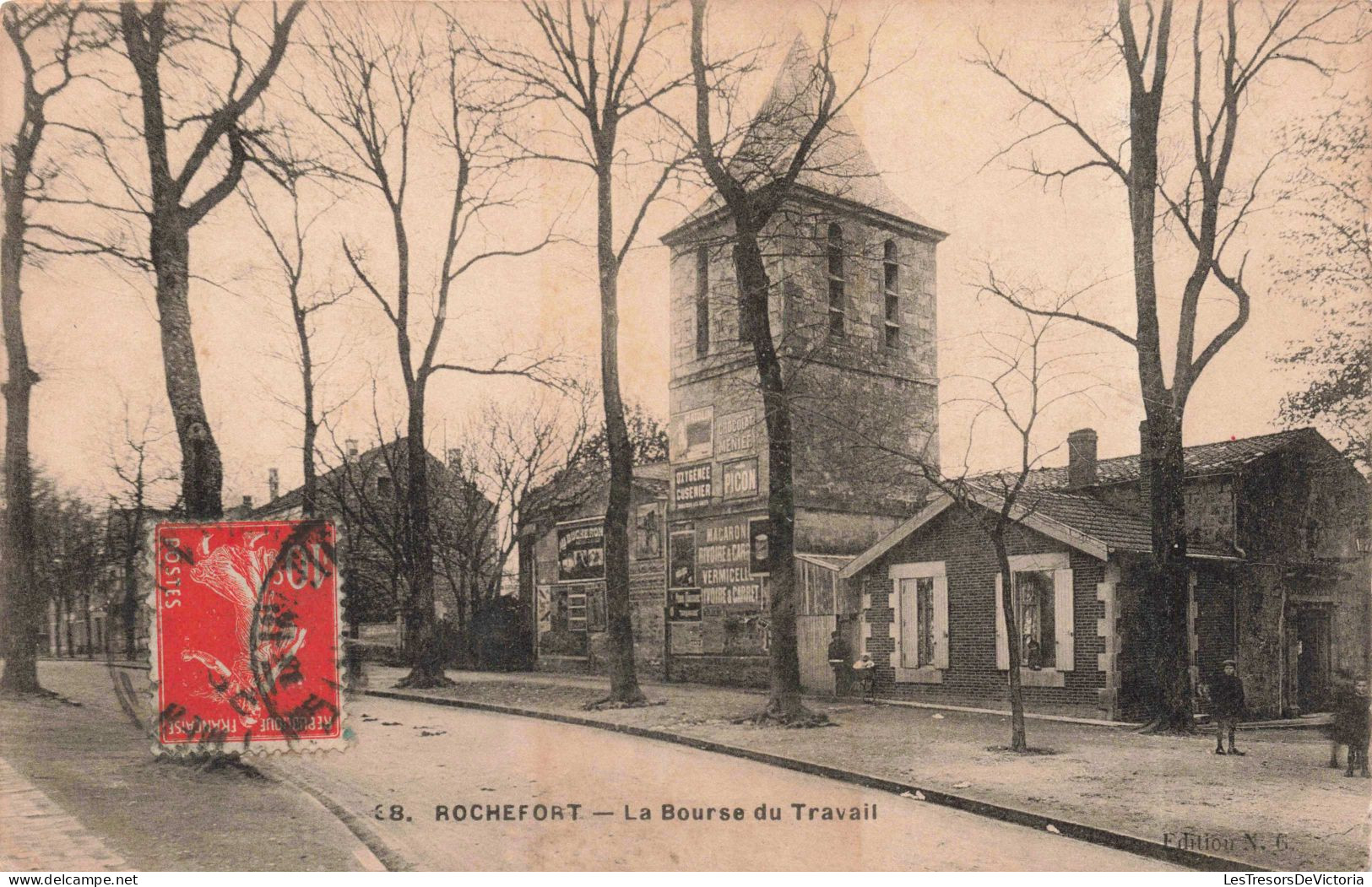 FRANCE - Rochefort - La Bourse Du Travail - Carte Postale Ancienne - Rochefort