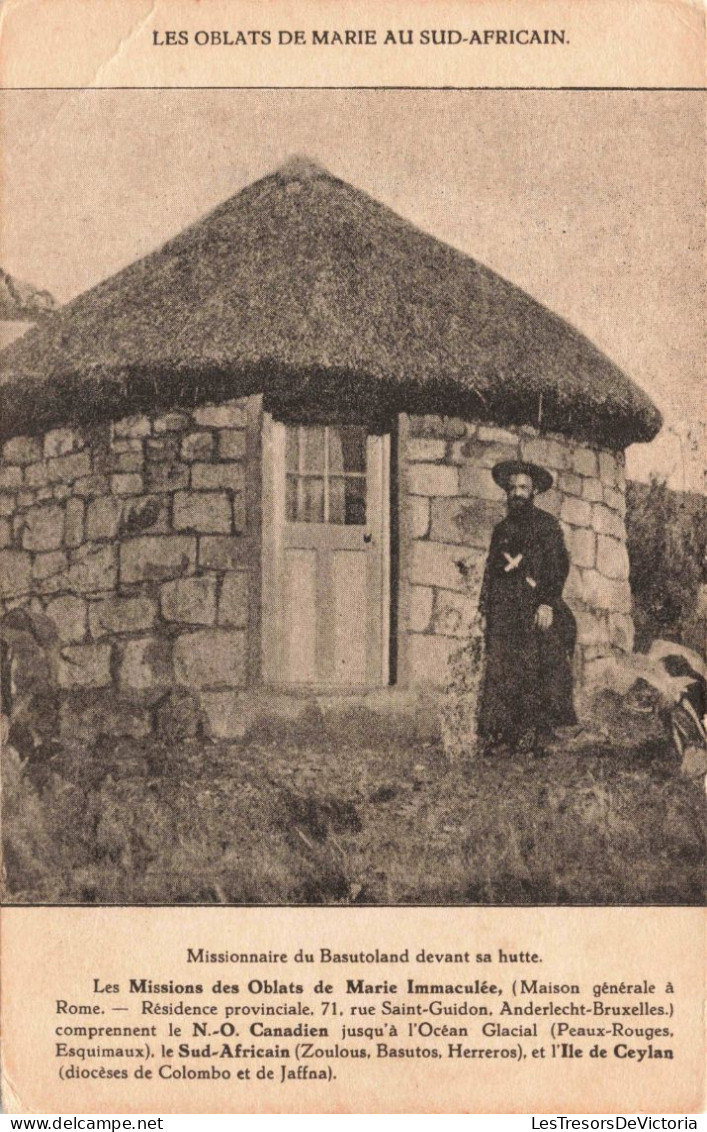 AFRIQUE DU SUD - Les Oblats De Marie Au Sud Africain - Missionnaire Du Basutoland - Carte Postale Ancienne - Südafrika