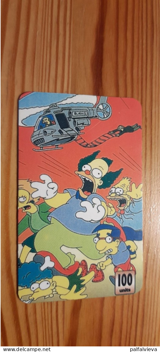 Prepaid Phonecard United Kingdom, Discount Phonecard - The Simpsons - [ 8] Firmeneigene Ausgaben