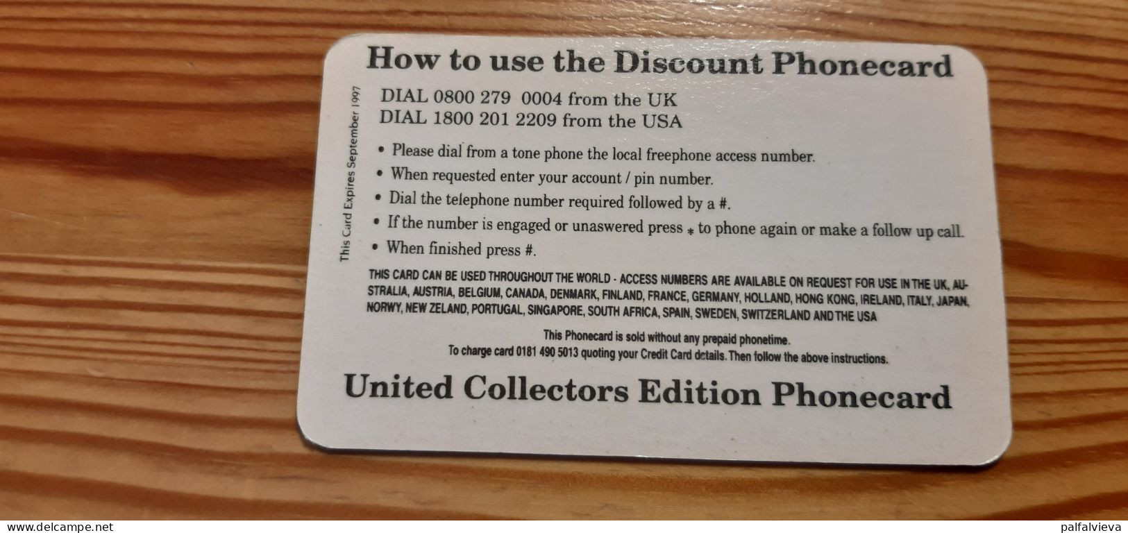 Prepaid Phonecard United Kingdom, Discount Phonecard - The Simpsons - Emissions Entreprises