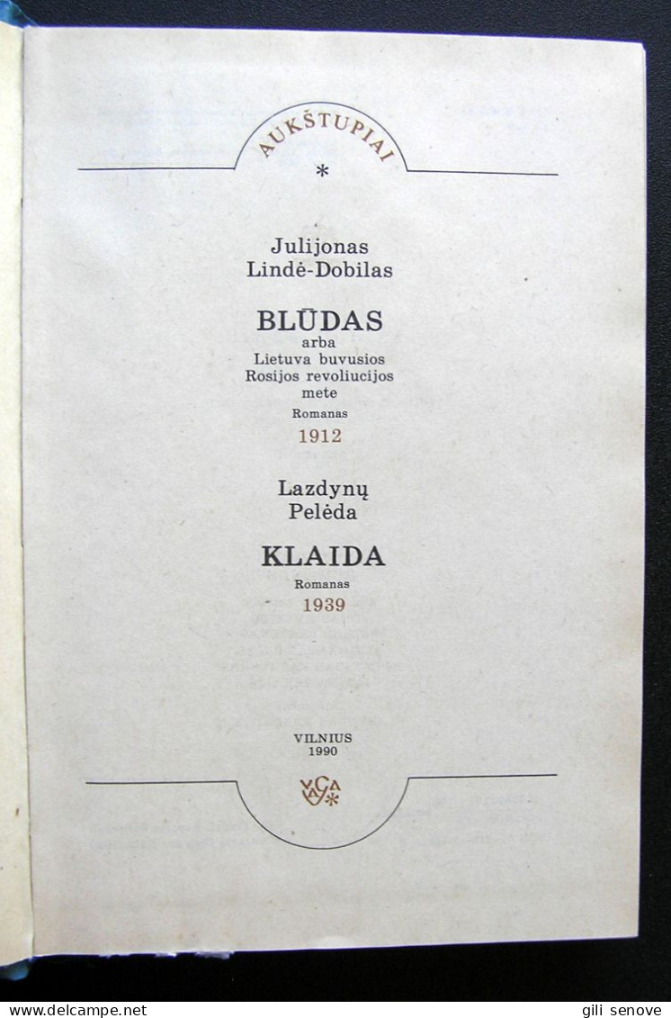 Lithuanian Book / Blūdas. Klaida 1990 - Cultura