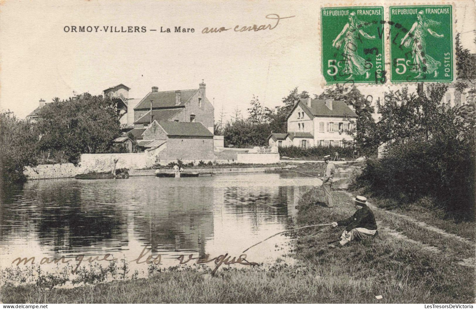 FRANCE - Senlis - Ormoy Villers - La Mare - Carte Postale Ancienne - Senlis