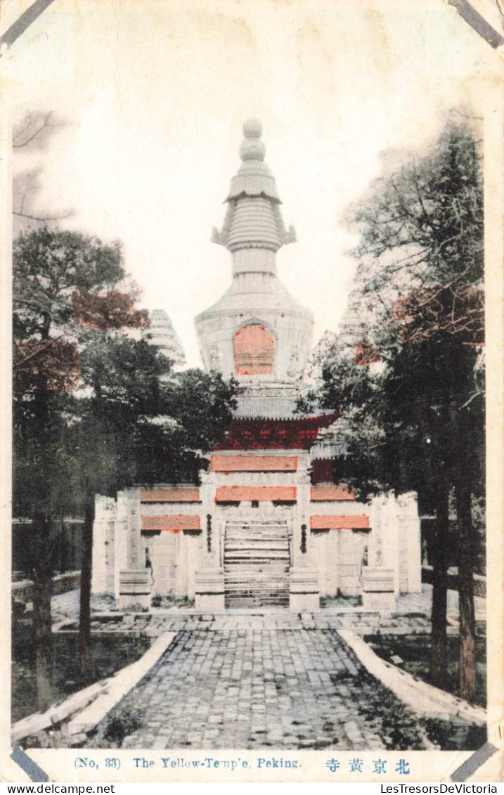 CHINE - The Yellow Temple - Peking - Colorisé - Carte Postale Ancienne - China