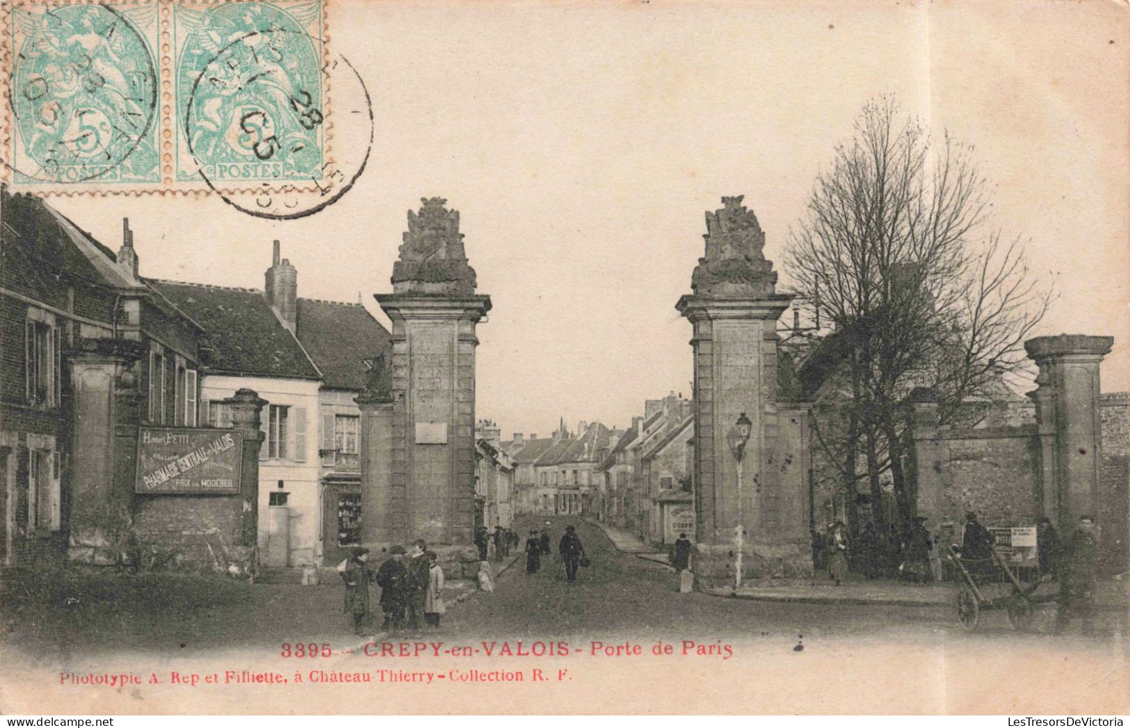 FRANCE - Senlis - Crépy En Valois - Porte De Paris - Carte Postale Ancienne - Senlis