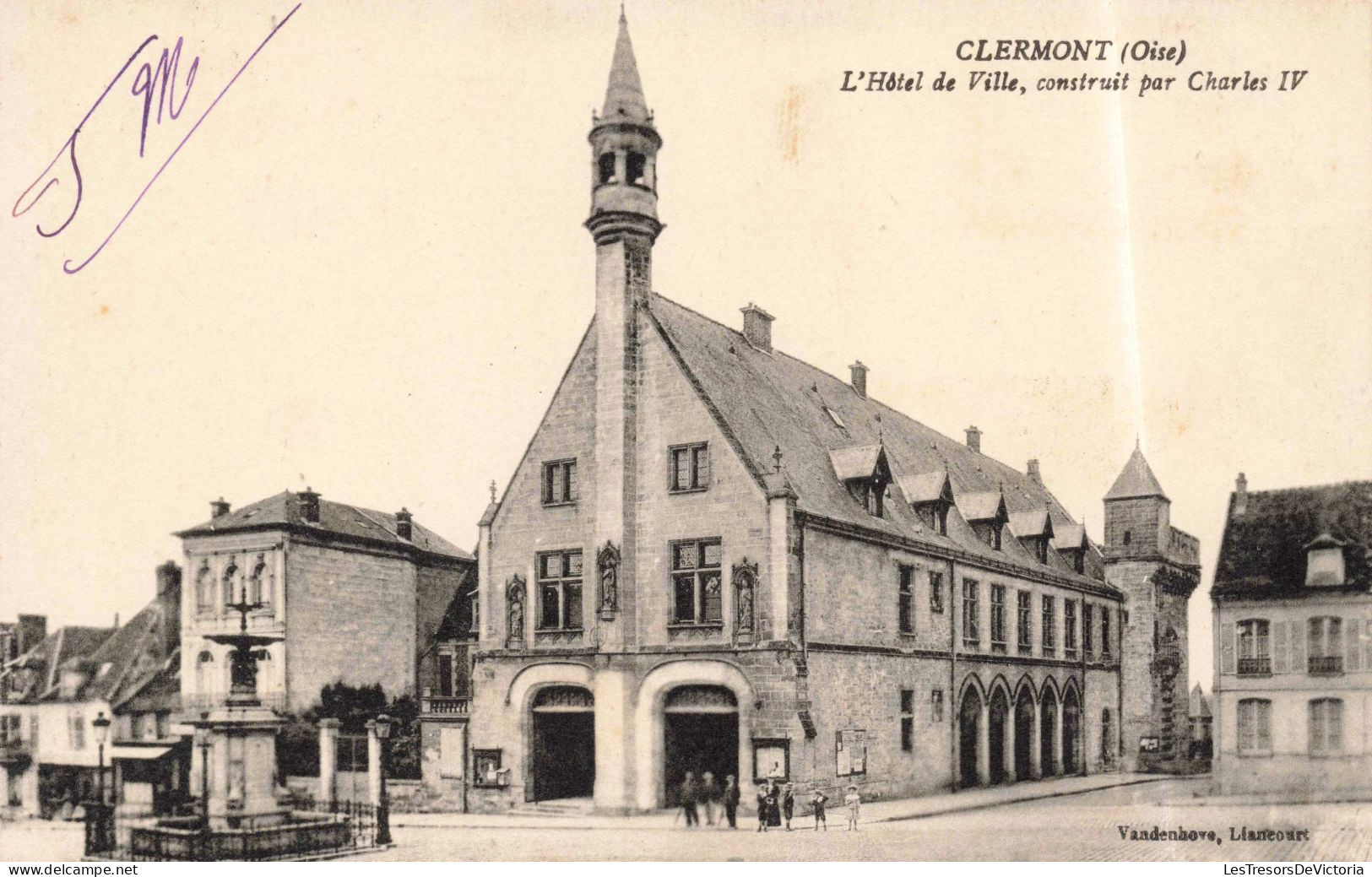 FRANCE - Clermont - L'Hôtel De Ville Construit Par Charles IV - Carte Postale Ancienne - Clermont