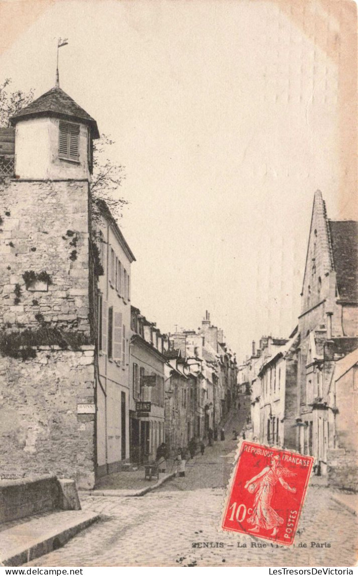 FRANCE - Senlis - La Rue Vieille De Paris - Carte Postale Ancienne - Senlis