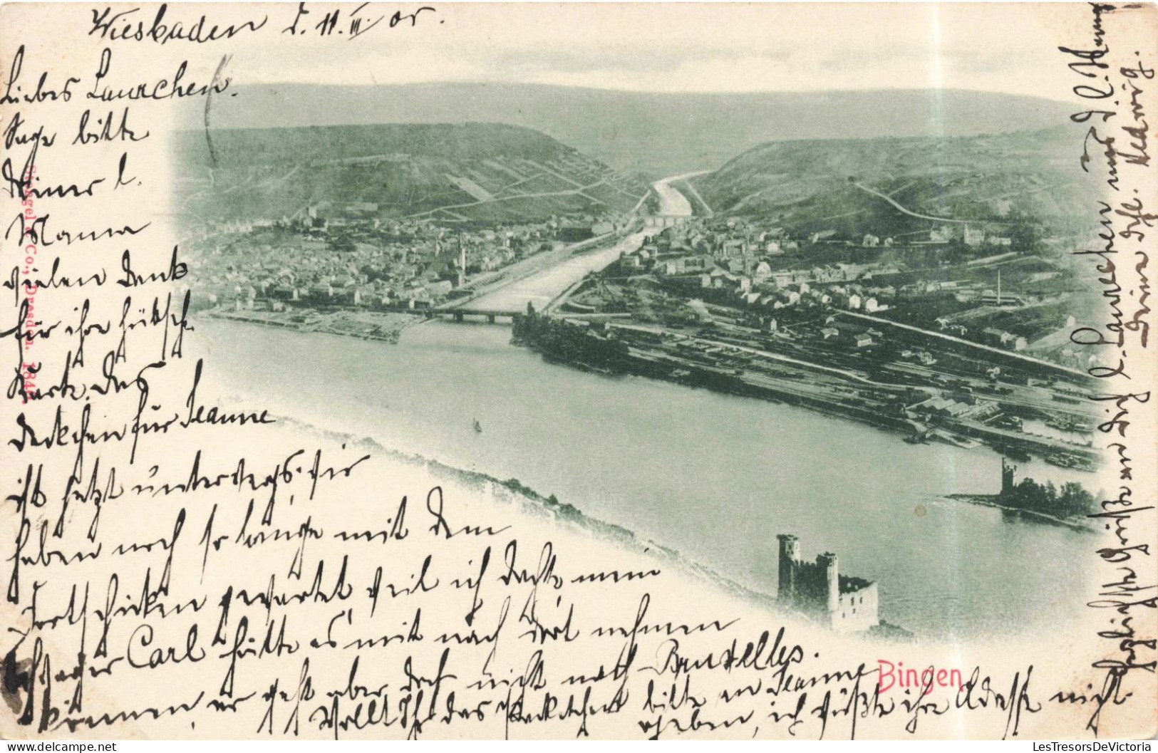 ALLEMAGNE - Bingen - Vu Panoramique - Carte Postale Ancienne - Bingen