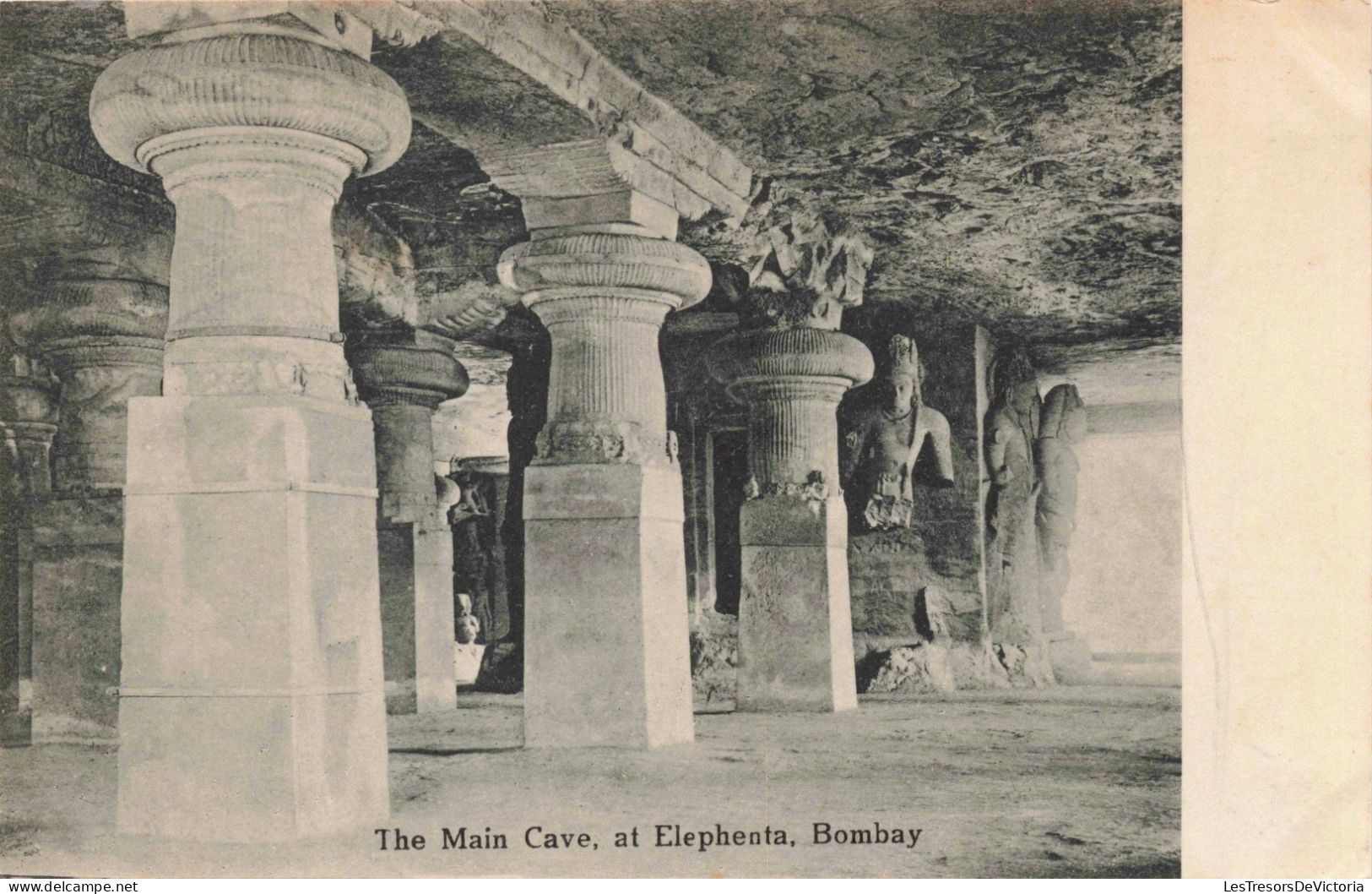 INDE - Bombay - The Main Cave At Elephanta - Carte Postale Ancienne - India