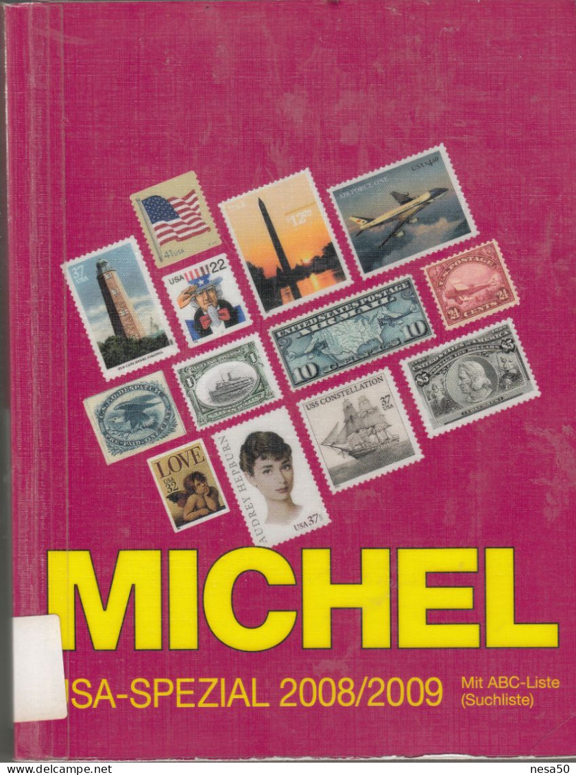 Catalogus Michel USA Speciaal 2008 / 2009 Met Hawai, Cuba, Porto Rico, Zie Afbeeldingen, In Zwart/wit 815 Blz - United States