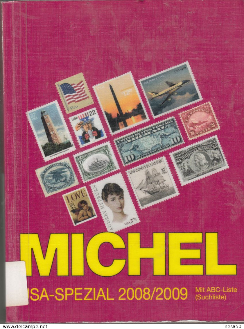 Catalogus Michel USA Speciaal 2008 / 2009 Met Hawai, Cuba, Porto Rico, Zie Afbeeldingen, In Zwart/wit 815 Blz - Etats-Unis