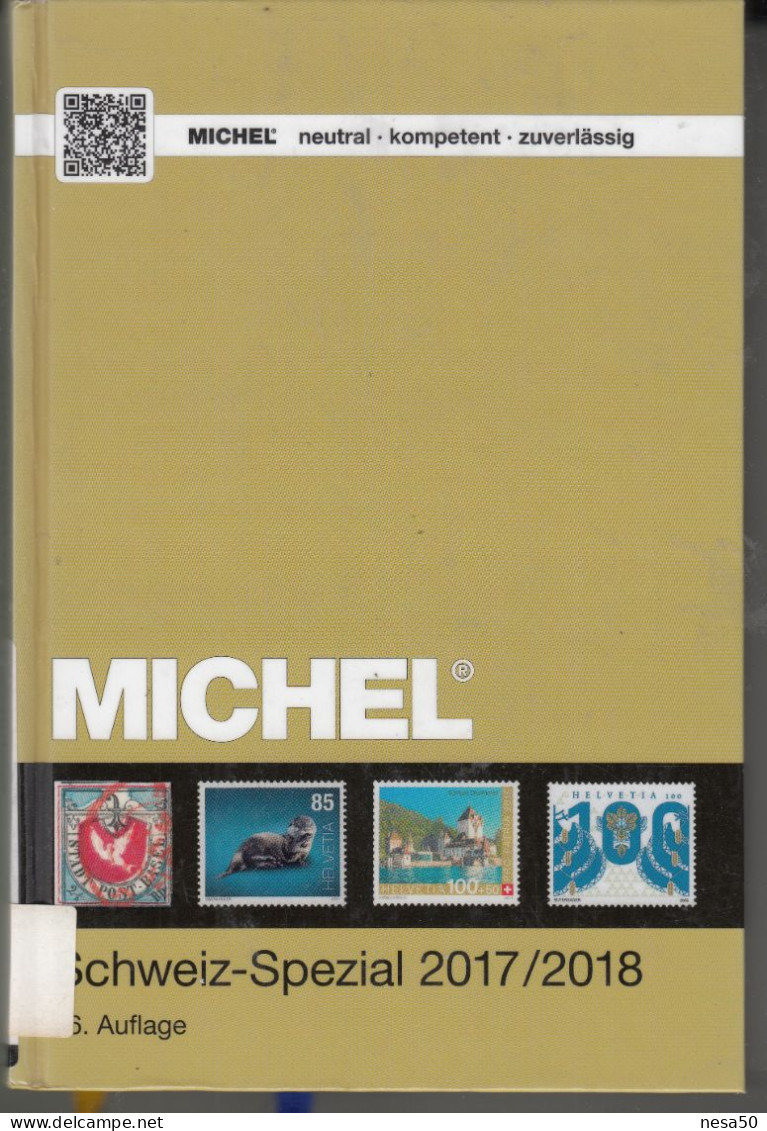 Catalogus Michel Zwitserland Speciaal 2017 - 2018,  Zie Afbeeldingen, In Kleur,460 Blz - Switzerland