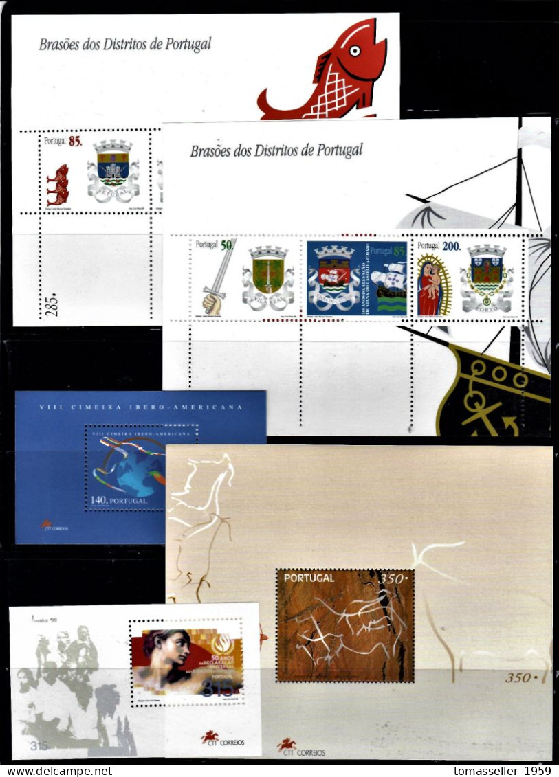 Portugal-1998- Year Set. 25 Issues-(stamps,s/s,booklets)-MNH** - Annate Complete