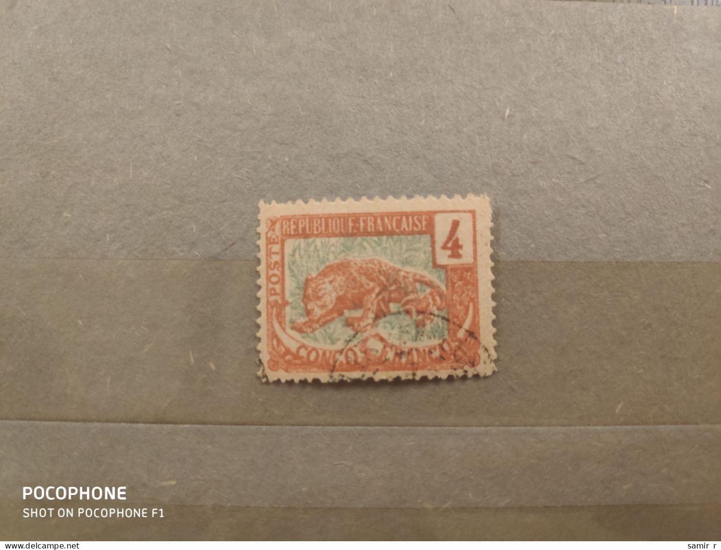 France Congo	Animals (F36) - Used Stamps