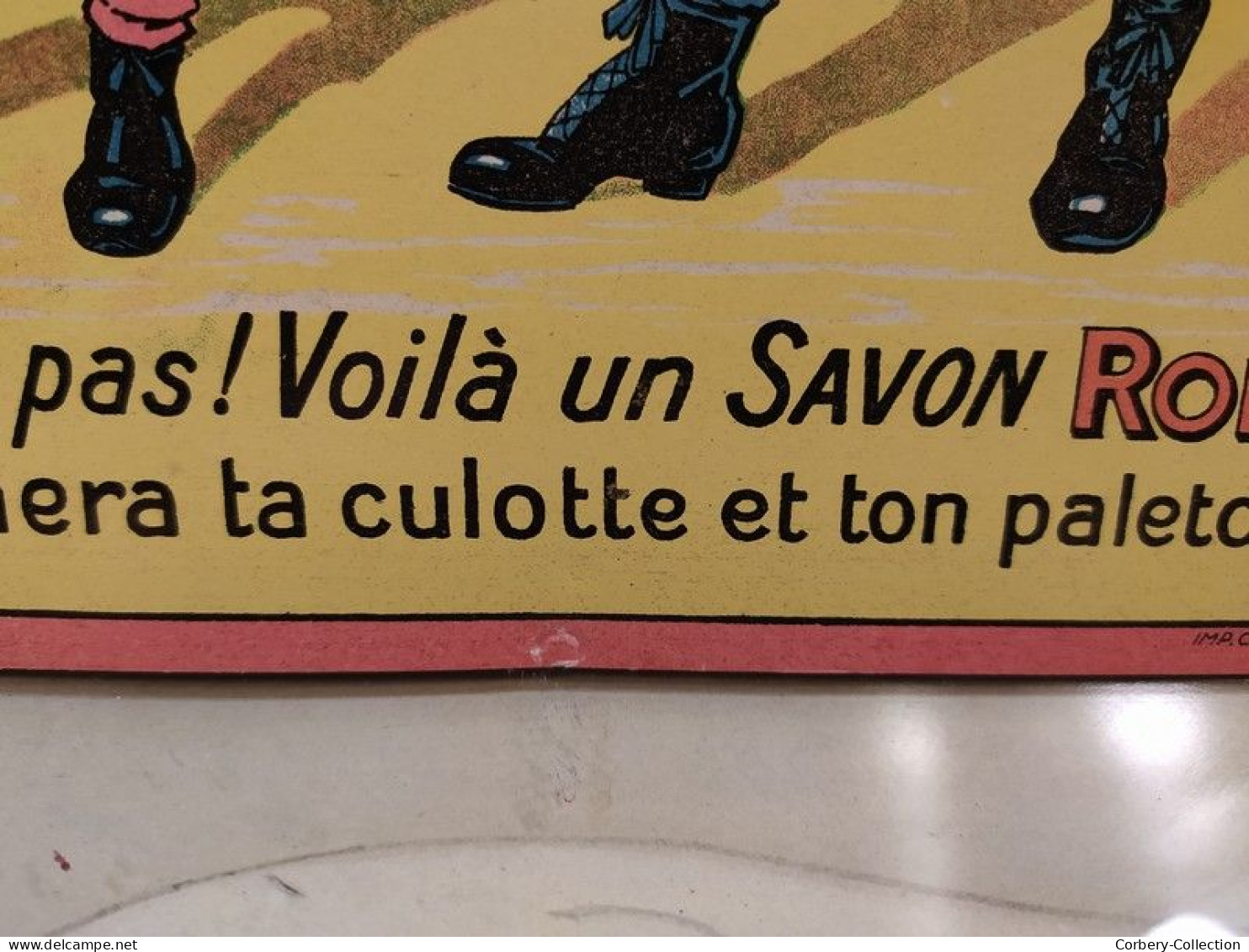 Ancien Carton Publicitaire Savon Rondot - Paperboard Signs