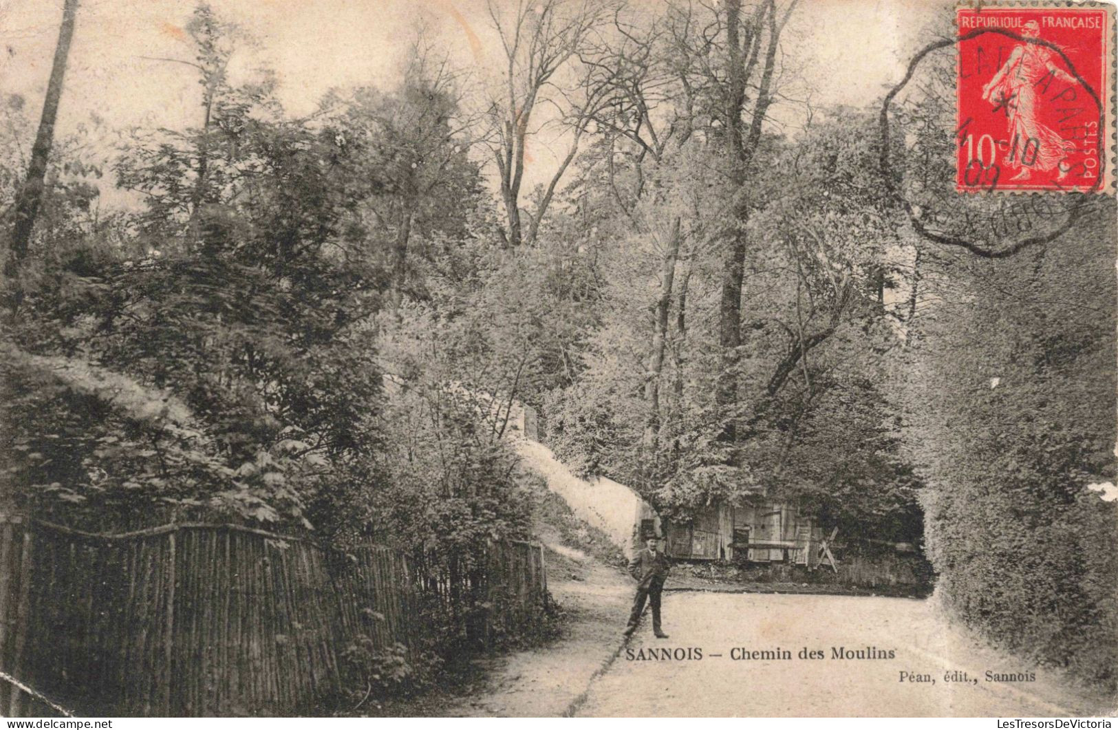 FRANCE - Sannois - Chemin Des Moulins - Carte Postale Ancienne - Sannois