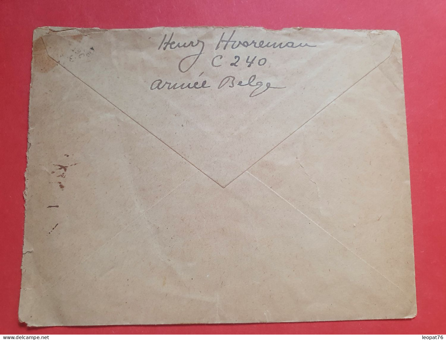 Belgique - Cachet De Censure En Vert Sur Enveloppe En Fm De Ste Adresse Pour Paris En 1918 - Réf S 31 - Army: Belgium
