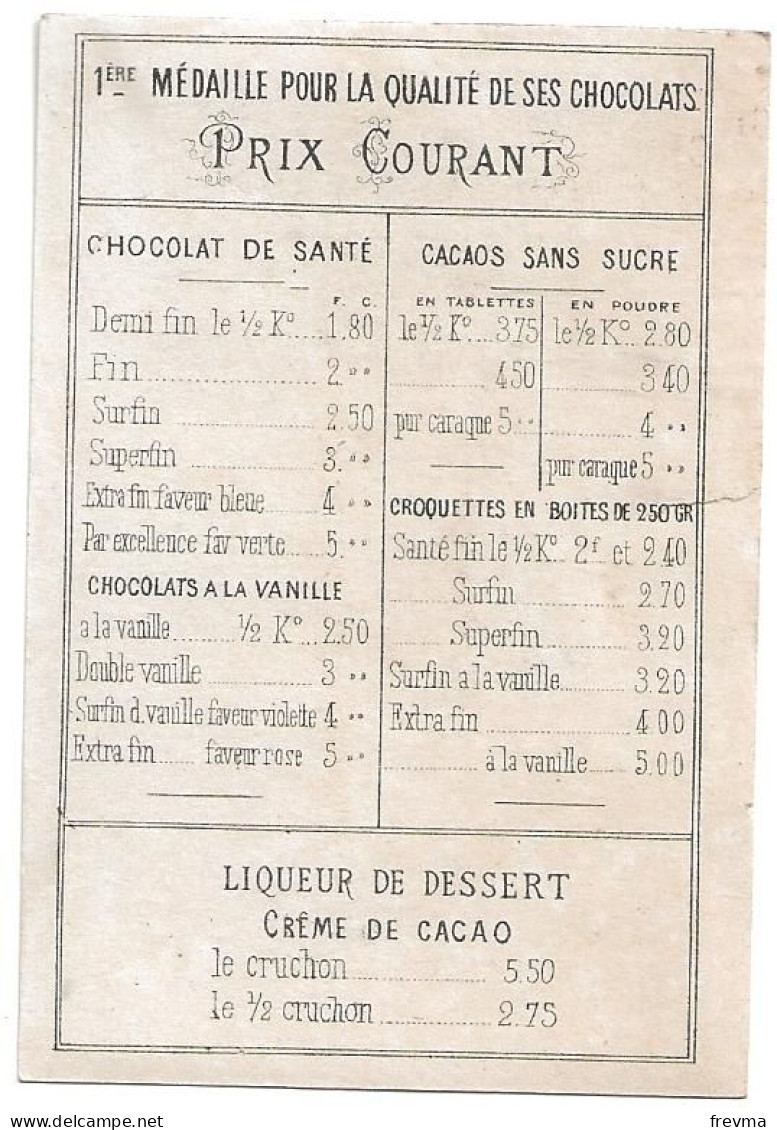 Chromos Publicitaire Chocolat Ibled Année 1900 Mr Le Bailli - Ibled