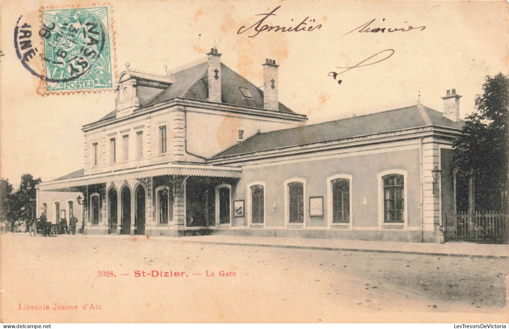 FRANCE - Saint Dizier - La Gare - Carte Postale Ancienne - Saint Dizier