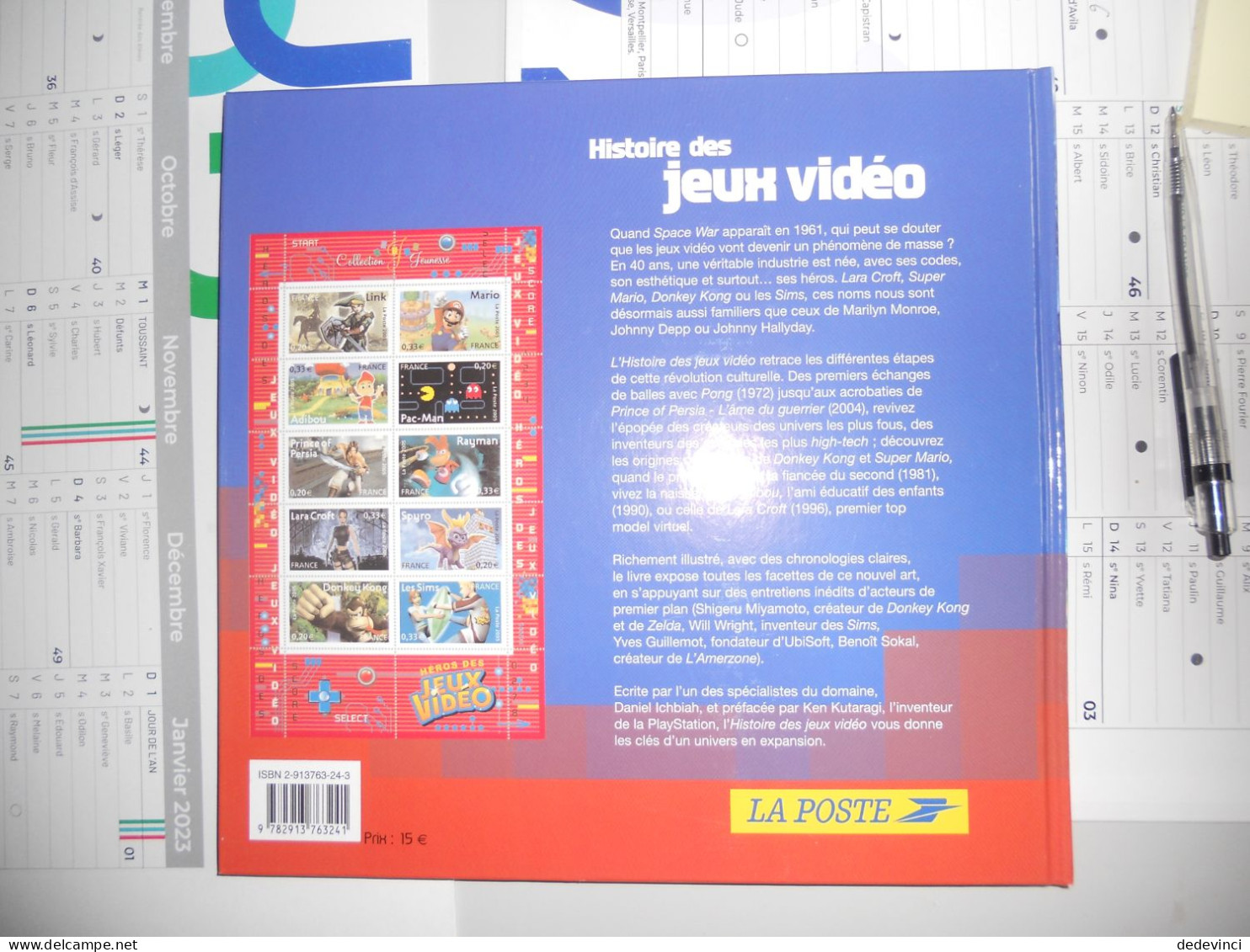 Livre : Histoire Des Jeux Vidéo Vendu 15€ Avec Les Timbres - Autres & Non Classés