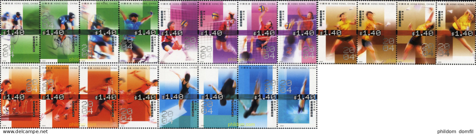 146365 MNH HONG KONG 2004 DEPORTES - Verzamelingen & Reeksen