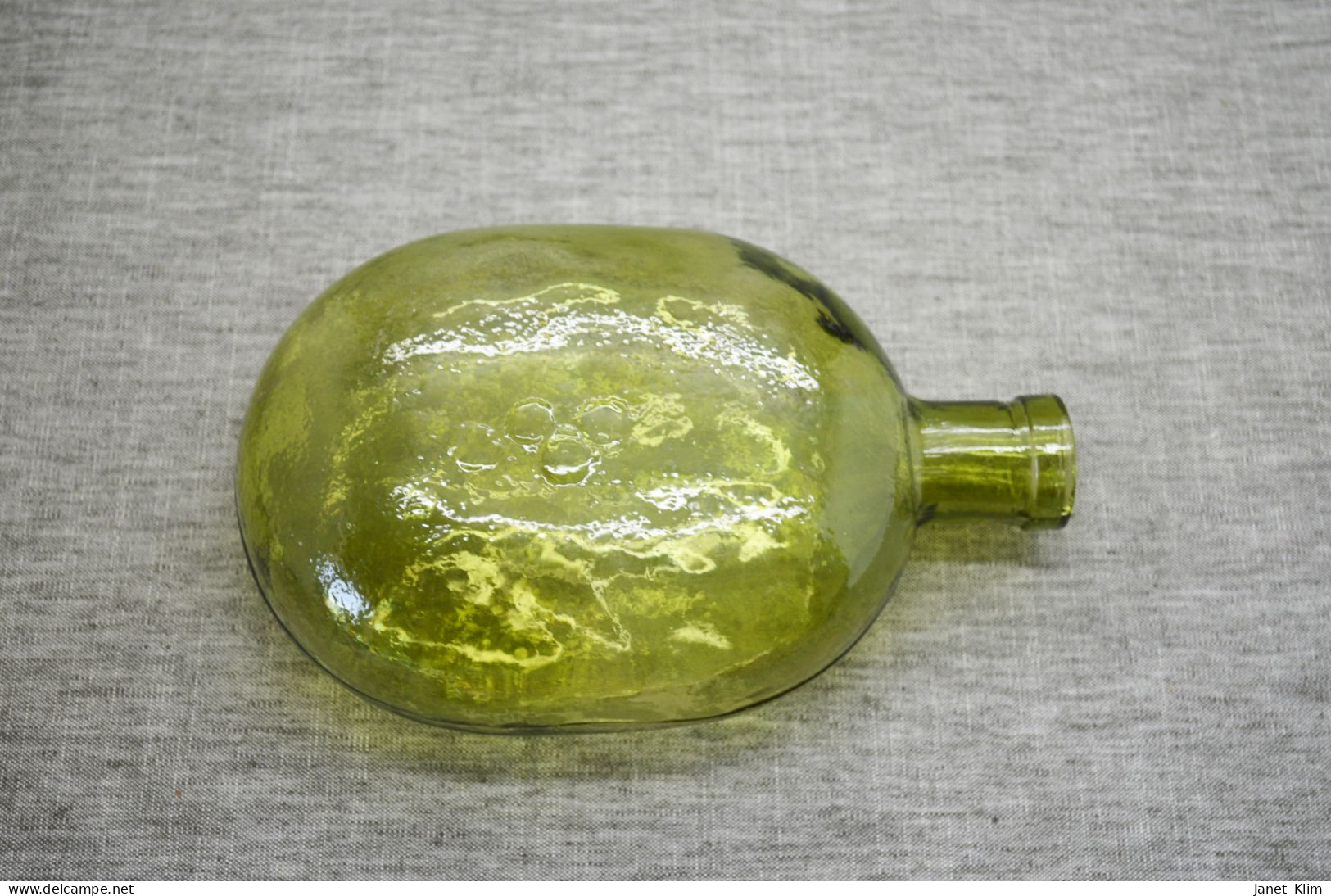 WW1 German Soldier's Glass Flask - 1914-18