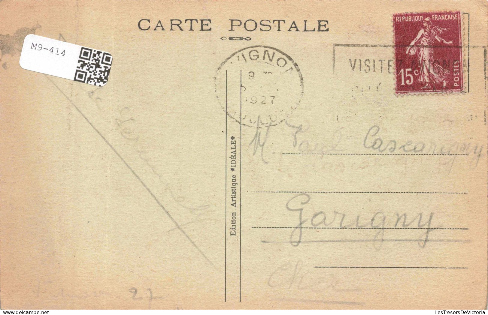 FRANCE - Forcalquier - Villeneuve - Le Fort Saint André - Une Farandole Provenciale - Animé - Carte Postale Ancienne - Forcalquier