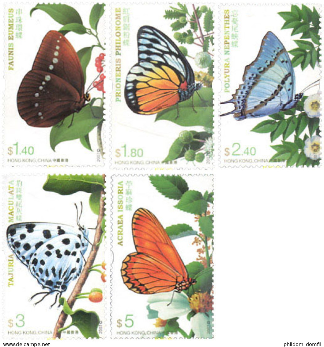 204573 MNH HONG KONG 2007 MARIPOSAS - Collections, Lots & Series