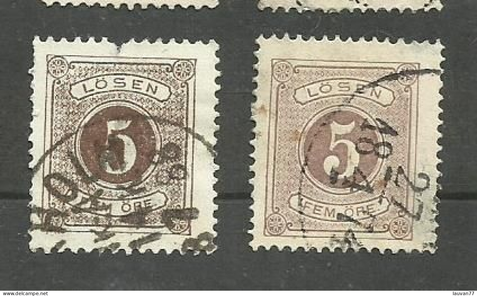 Suède TAXE N°3(B) Cote 40€ (3(A) Offert) - Postage Due