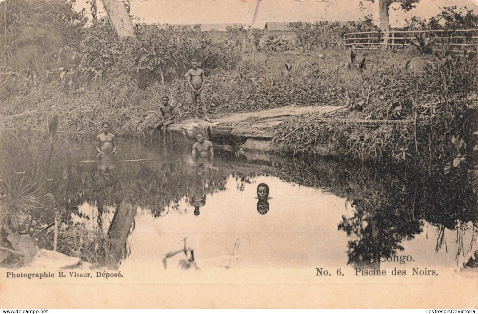 CONGO - Piscine Des Noirs - Carte Postale Ancienne - Belgian Congo