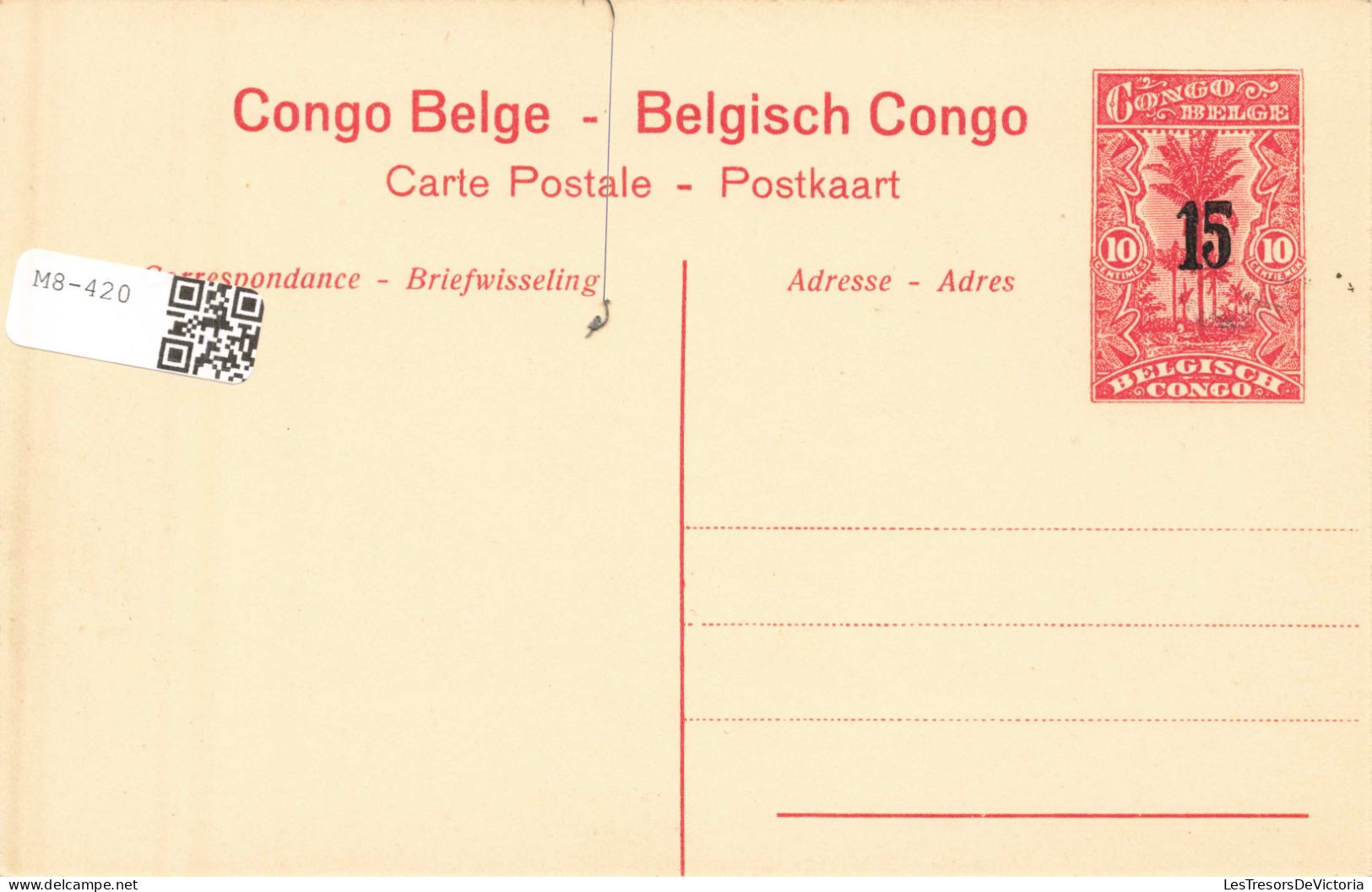 CONGO - Rassemblement Pour Le Travail - Carte Postale Ancienne - Belgian Congo