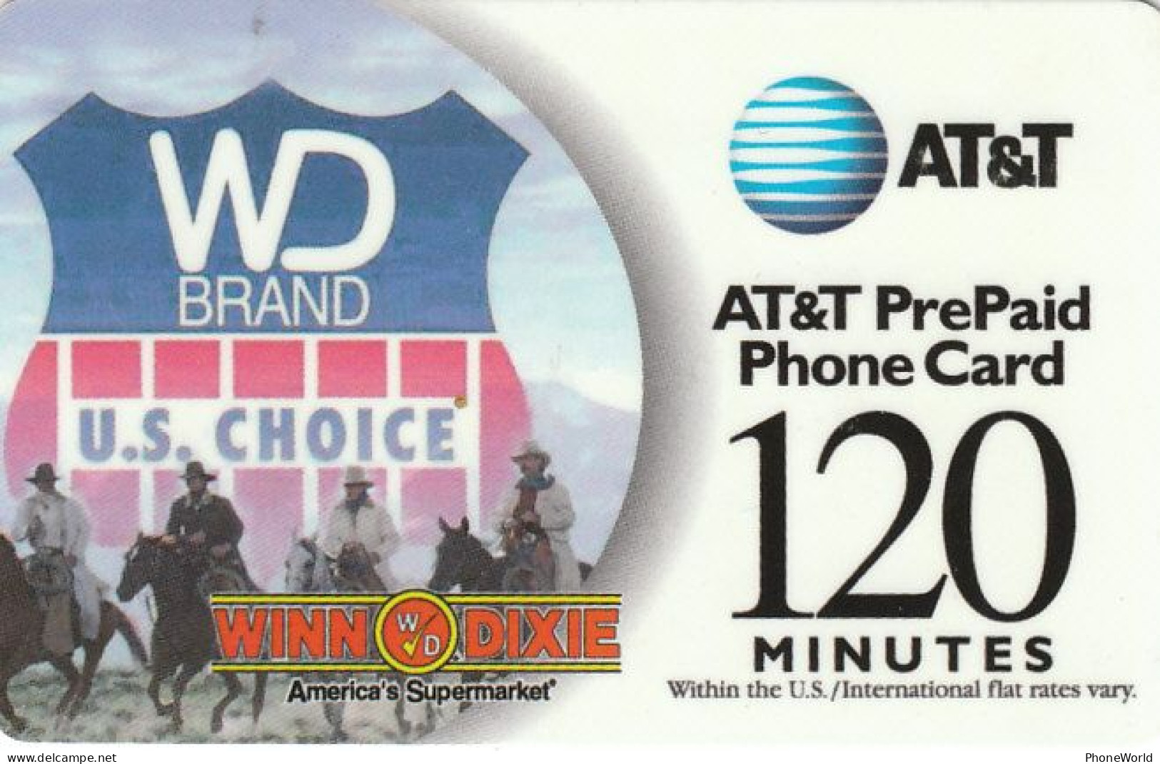 US, AT&T Prepaid, Winn Dixie, WD Brand, Horses, Cowboys - AT&T