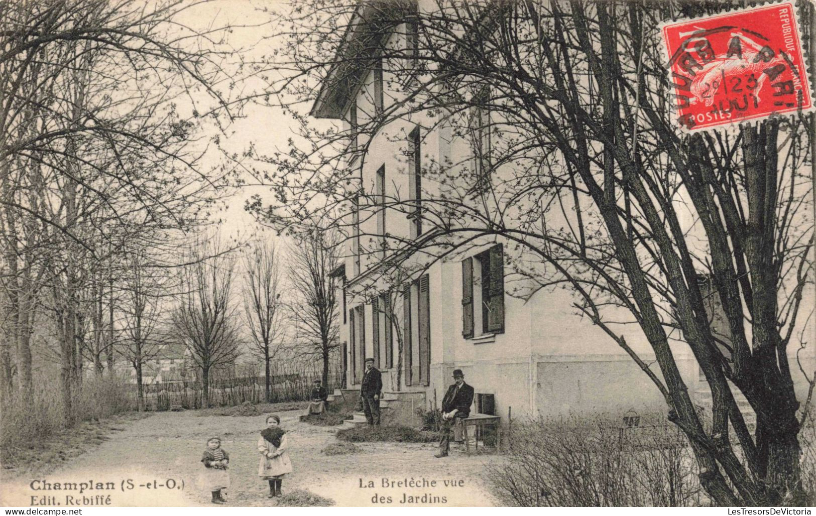 FRANCE - Palaiseau - Champlan - La Bretèche Vue Des Jardins - Carte Postale Ancienne - Palaiseau