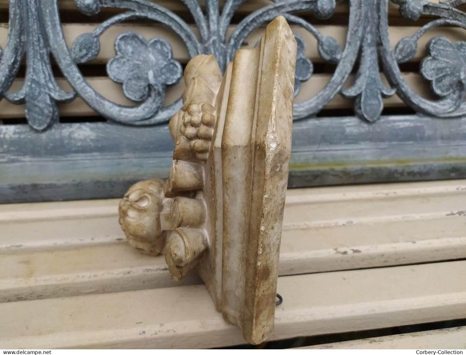 Ancienne Console Socle Statue Religieuse Église Style Gothique XIXéme Maison Rafft Paris