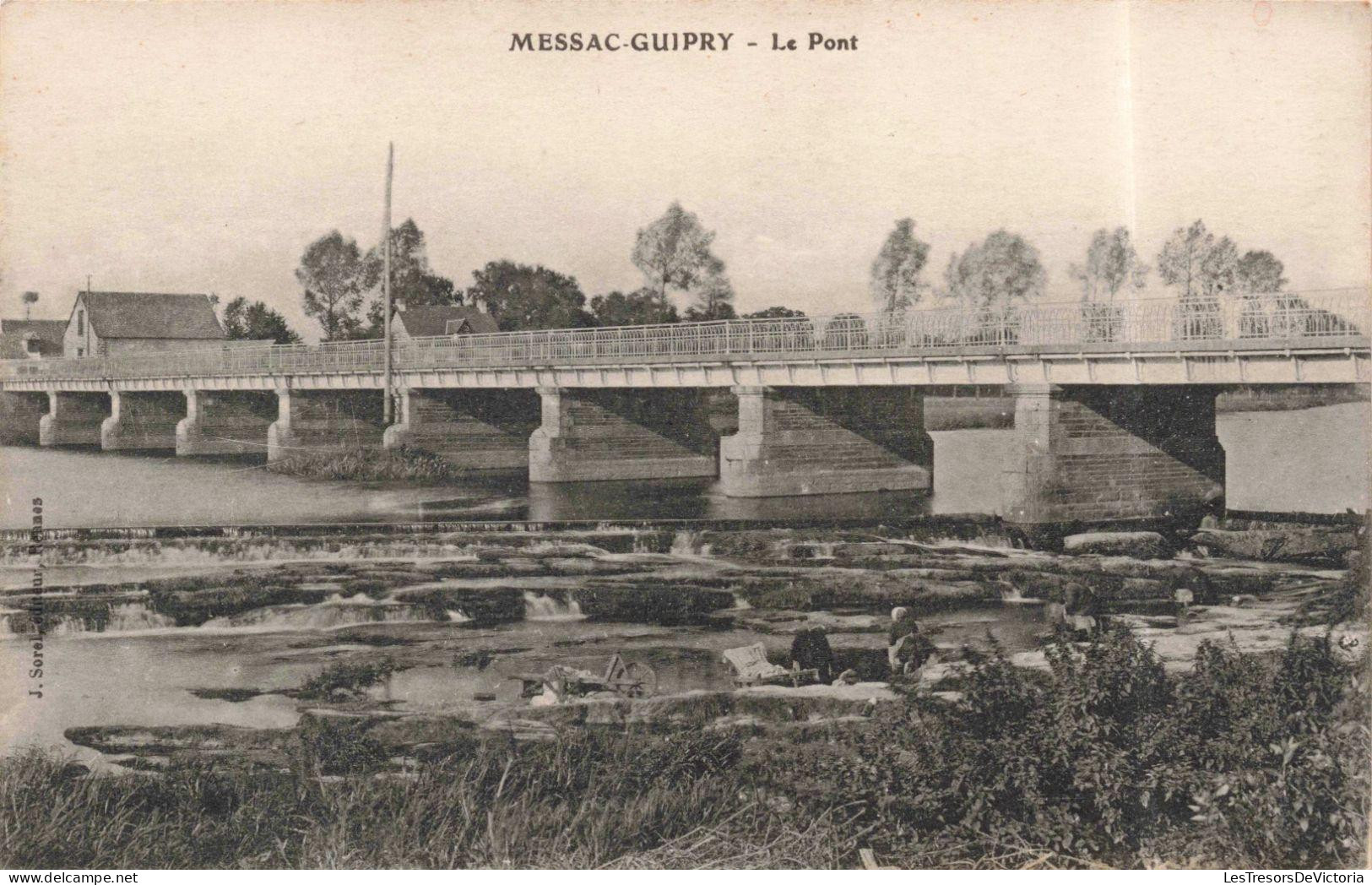 FRANCE - Redon - Messac Guipry - Le Pont - Carte Postale Ancienne - Redon