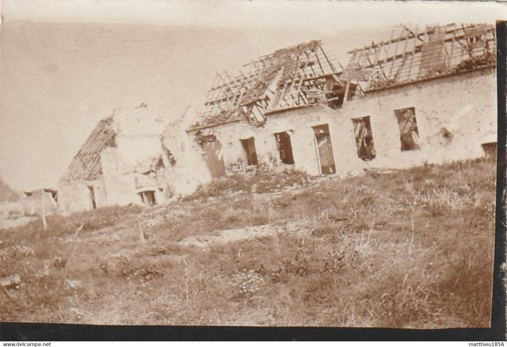 Photo 14 18 RAMSCAPELLE (Ramskapelle, Nieuport, Nieuwpoort) - Les Ruines D'une Maison (A252, Ww1, Wk 1) - Nieuwpoort