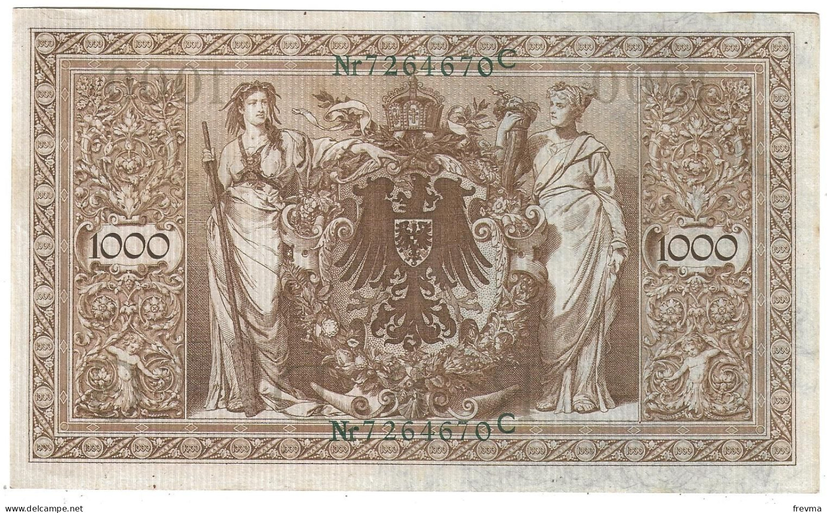 Billet Neuf 1000 Mark Reichsbanknote Germany 1910 - 1.000 Mark