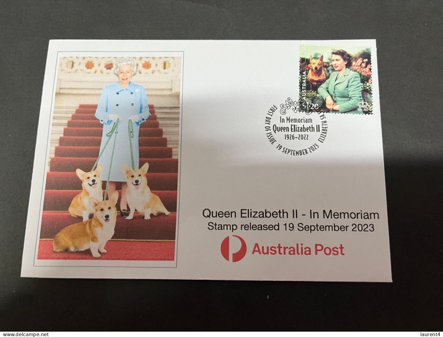 (18-9-2023) Queen ElizabethII In Memoriam (special Cover) And Corgi Dogs (released Date Is 19 September 2023) - Brieven En Documenten