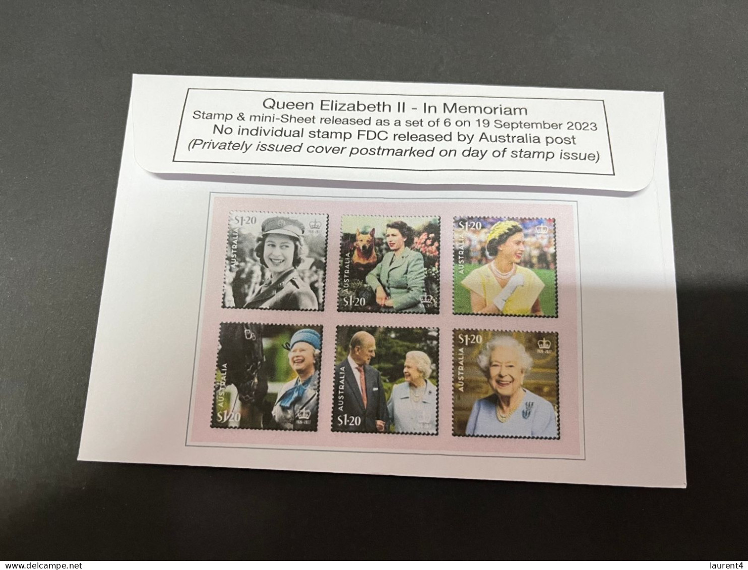 (18-9-2023) Queen ElizabethII In Memoriam (special Cover) And Corgi Dogs (released Date Is 19 September 2023) - Brieven En Documenten