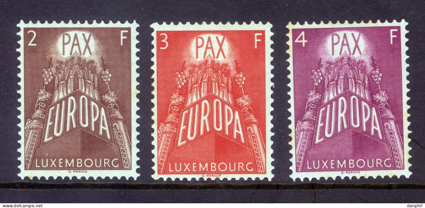 Luxembourg 1957 Europa CEPT (**) Mi 572-74; Y&T 531-33 - See Scanned Images - 1957