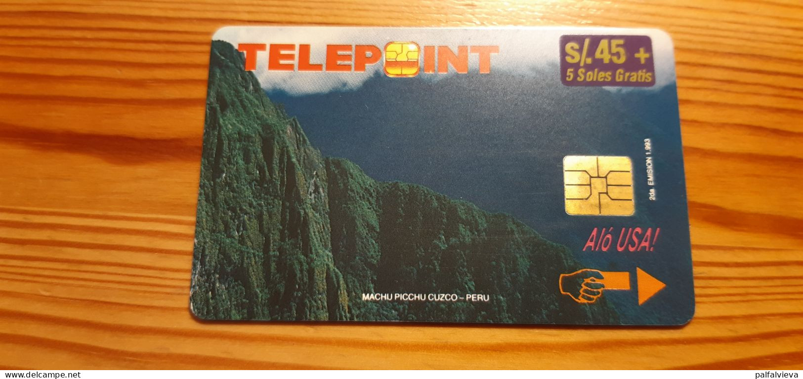 Phonecard Peru, Telepoint - Machu Picchu, Puzzle - Perú