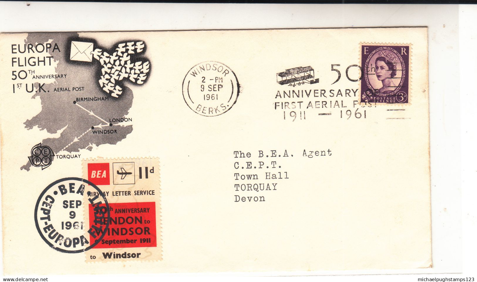 G.B. / B.E.A. Airmail Letter Stamps / Europa - Other & Unclassified