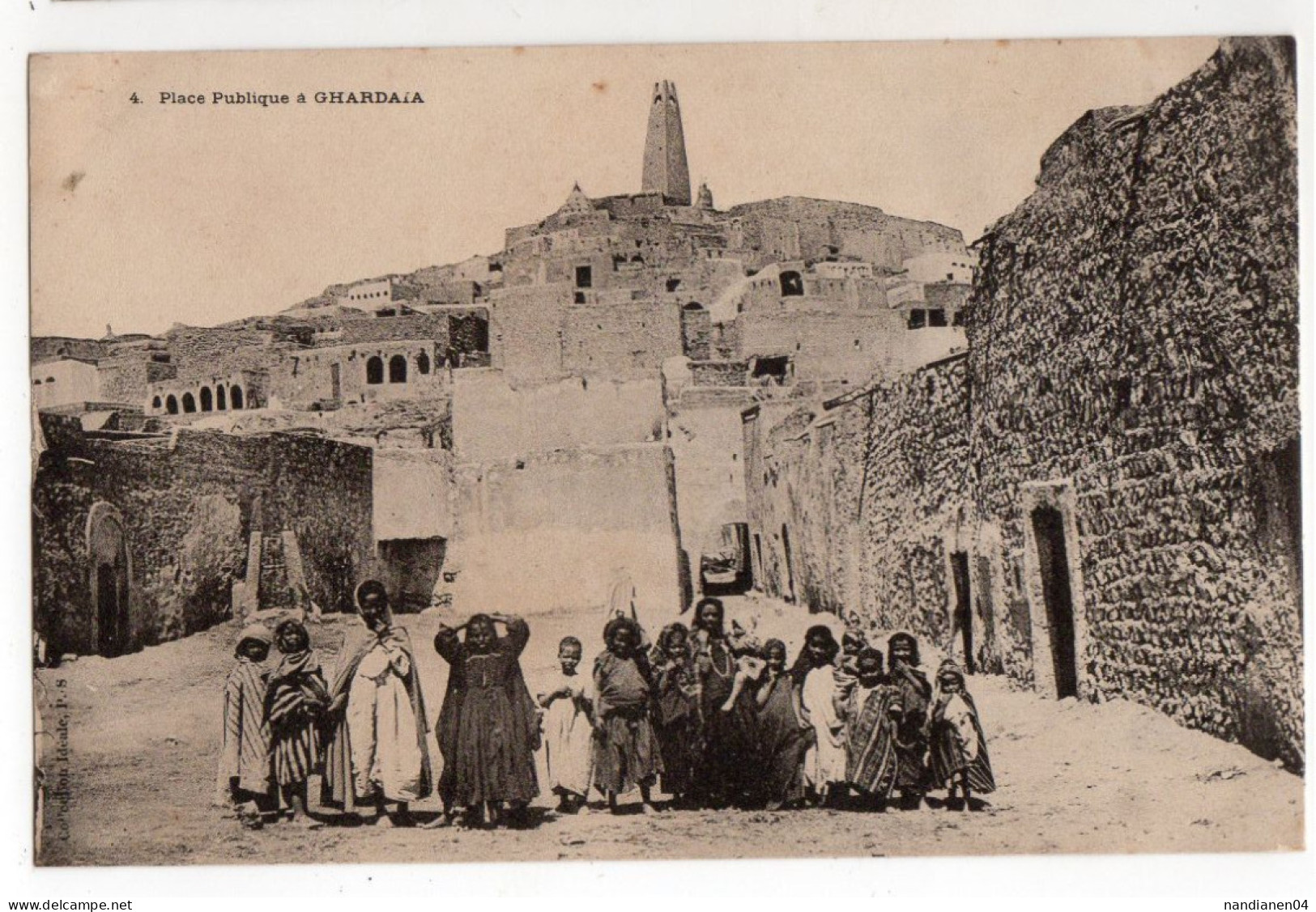 CPA - Algérie - Ghardaïa - Place Publique à Ghardaïa - Ghardaia